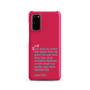 Samsung Galaxy case  - John 3:16