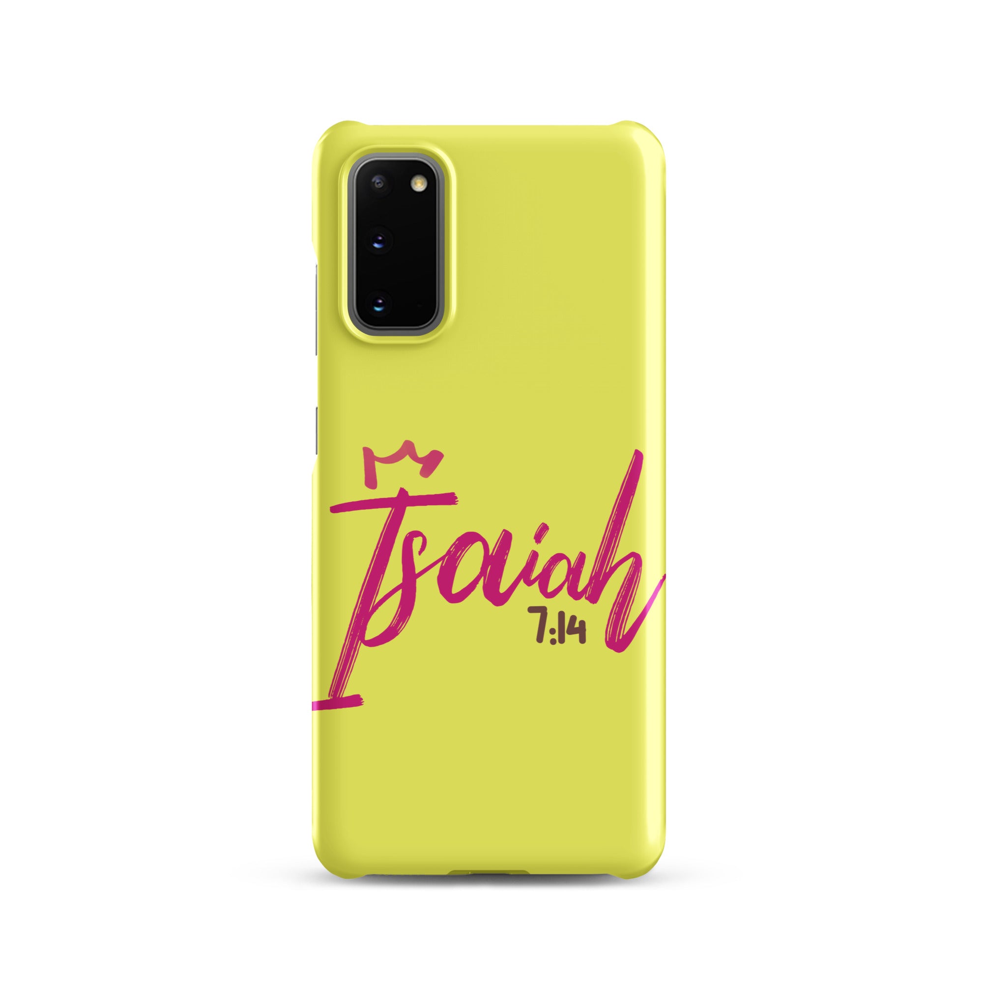 Samsung Galaxy case - Isaiah 7:14