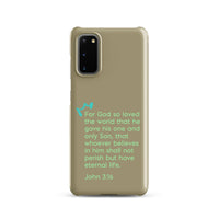 Samsung Galaxy case  - John 3:16