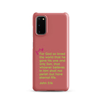 Samsung Galaxy case  - John 3:16