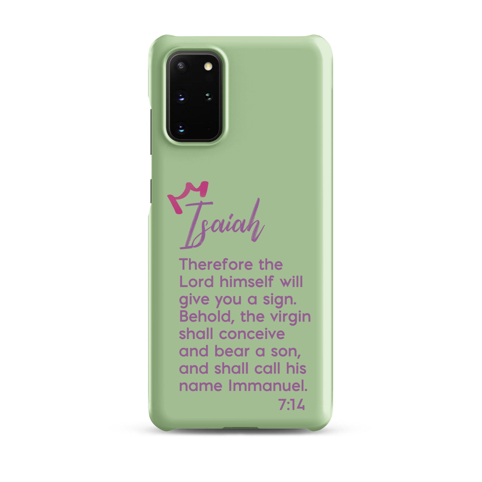 Samsung Galaxy case - Isaiah 7:14