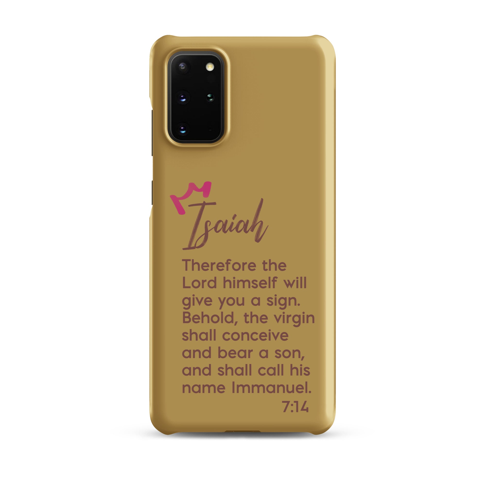 Samsung Galaxy case - Isaiah 7:14