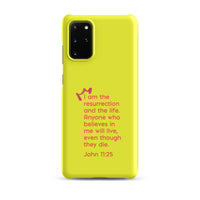 Samsung Galaxy case - John 11:25