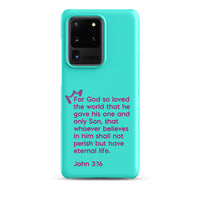 Samsung Galaxy case  - John 3:16