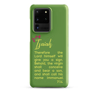 Samsung Galaxy case - Isaiah 7:14