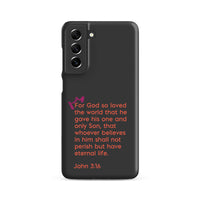 Samsung Galaxy case  - John 3:16