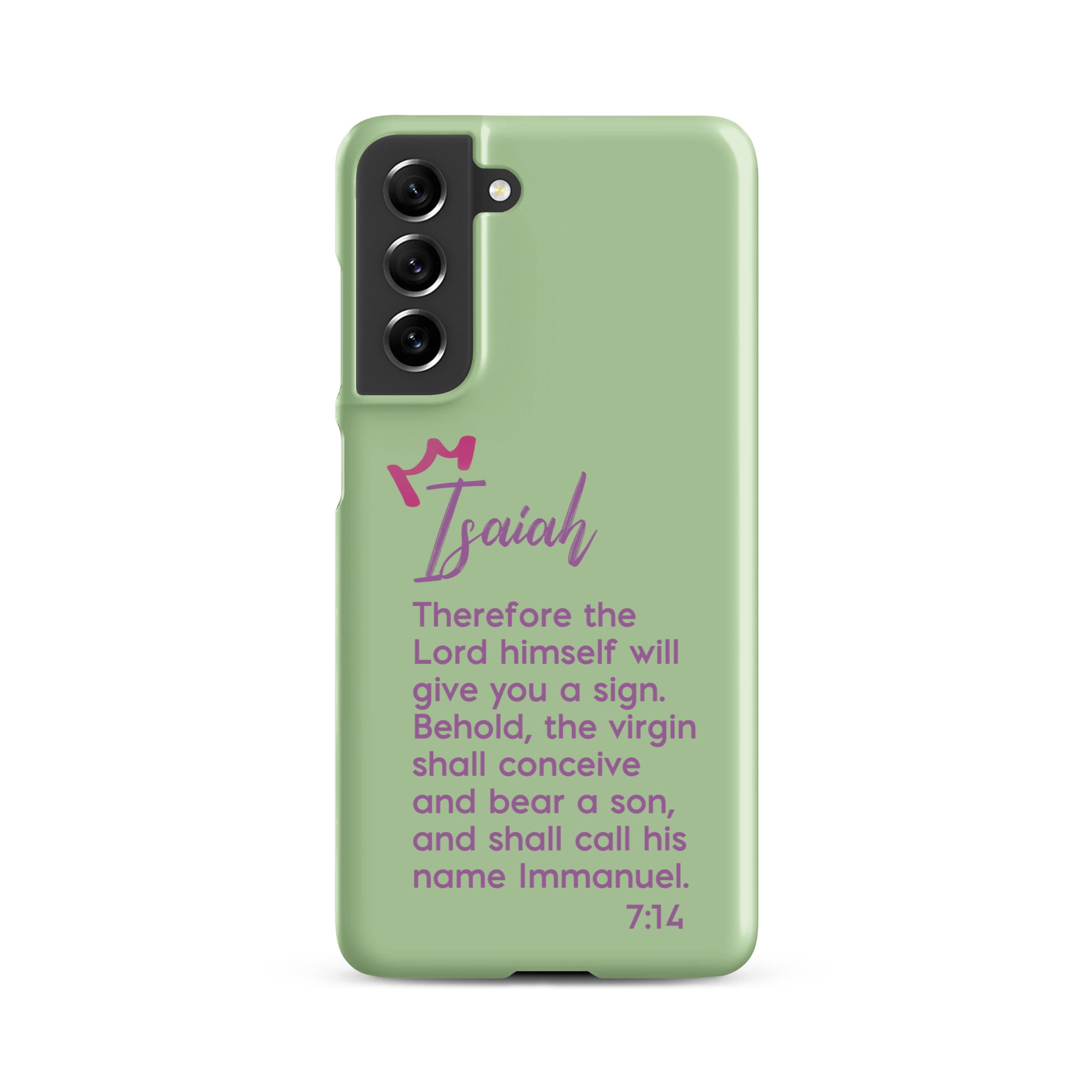 Samsung Galaxy case - Isaiah 7:14