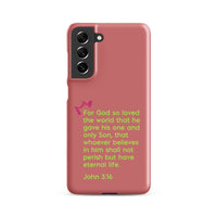 Samsung Galaxy case  - John 3:16