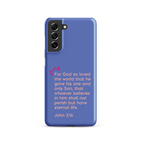 Samsung Galaxy case  - John 3:16