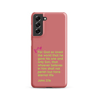 Samsung Galaxy case  - John 3:16