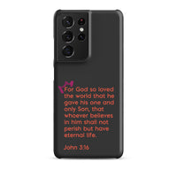 Samsung Galaxy case  - John 3:16