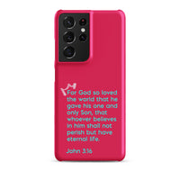 Samsung Galaxy case  - John 3:16