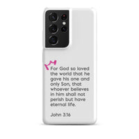 Samsung Galaxy case  - John 3:16