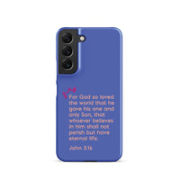 Samsung Galaxy case  - John 3:16