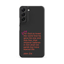 Samsung Galaxy case  - John 3:16