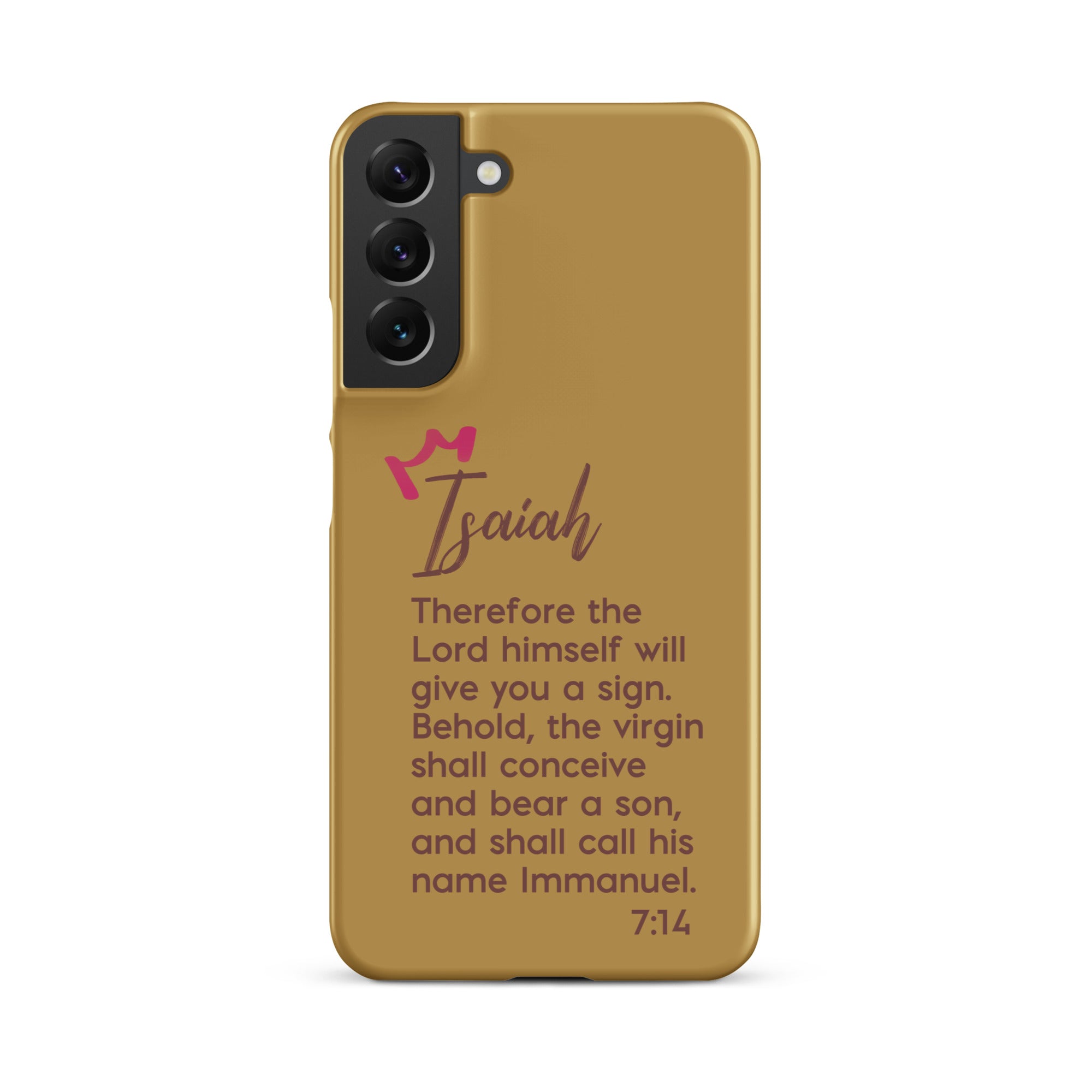 Samsung Galaxy case - Isaiah 7:14