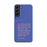 Samsung Galaxy case  - John 3:16