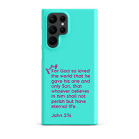 Samsung Galaxy case  - John 3:16