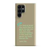 Samsung Galaxy case  - John 3:16