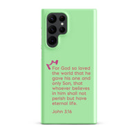 Samsung Galaxy case  - John 3:16