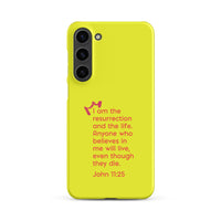 Samsung Galaxy case - John 11:25