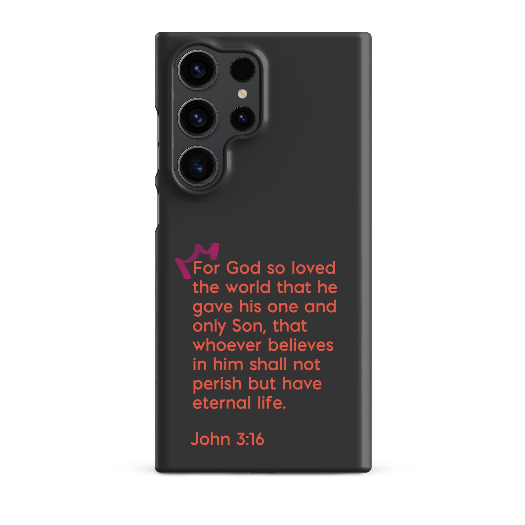 Samsung Galaxy case  - John 3:16