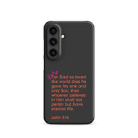 Samsung Galaxy case  - John 3:16