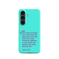 Samsung Galaxy case  - John 3:16