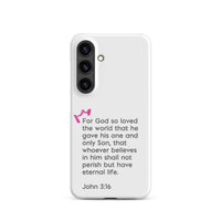 Samsung Galaxy case  - John 3:16