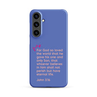 Samsung Galaxy case  - John 3:16