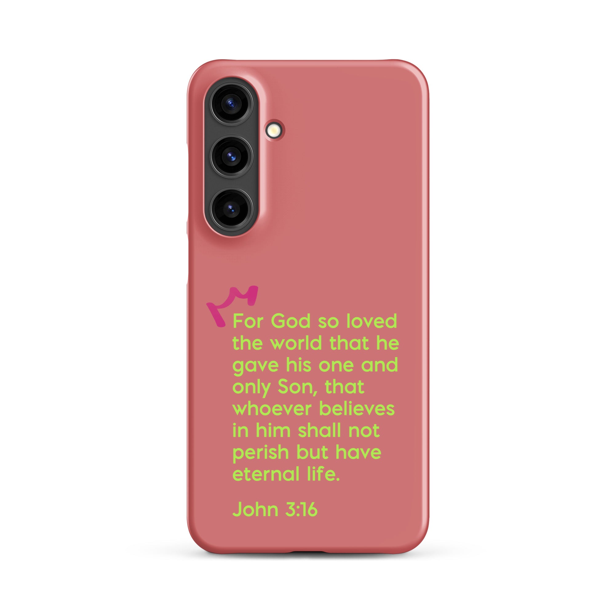 Samsung Galaxy case  - John 3:16