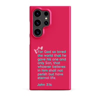 Samsung Galaxy case  - John 3:16