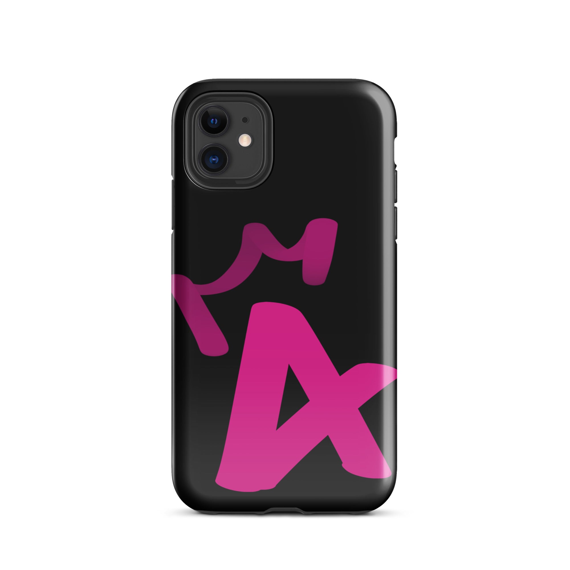 iPhone Case Black - Letter A