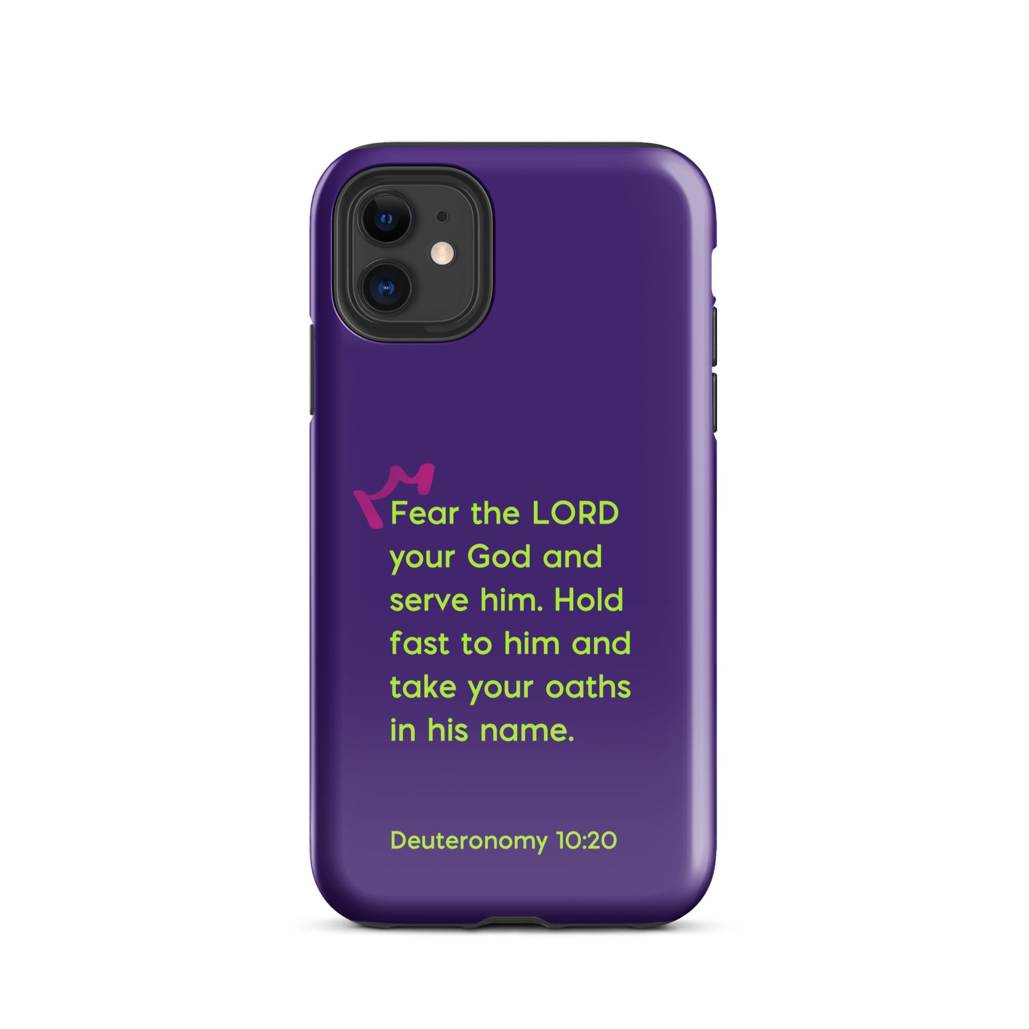 iPhone Case - Deuteronomy 10:20