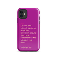 iPhone Case - Proverbs 3:3