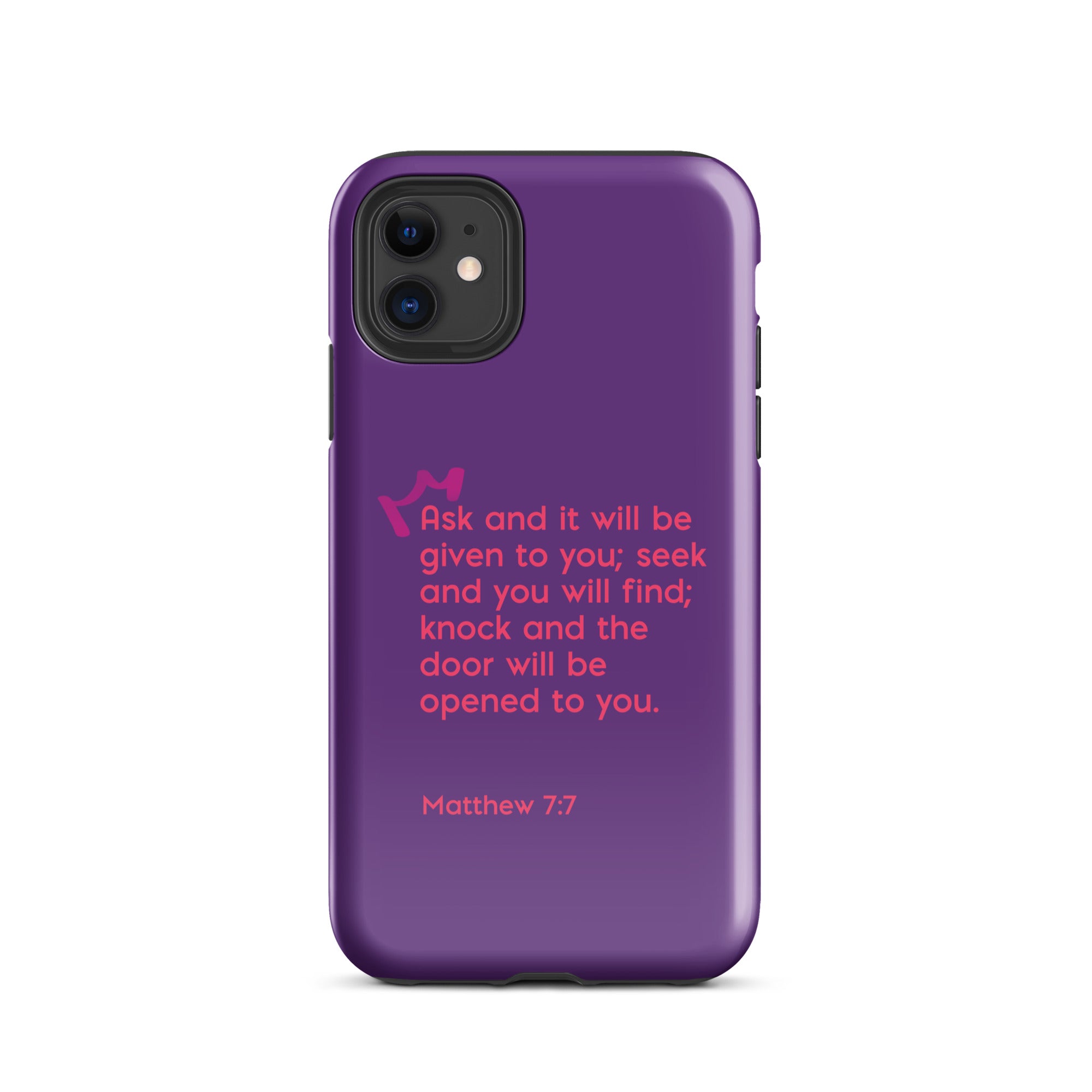 iPhone Case - Matthew 7:7