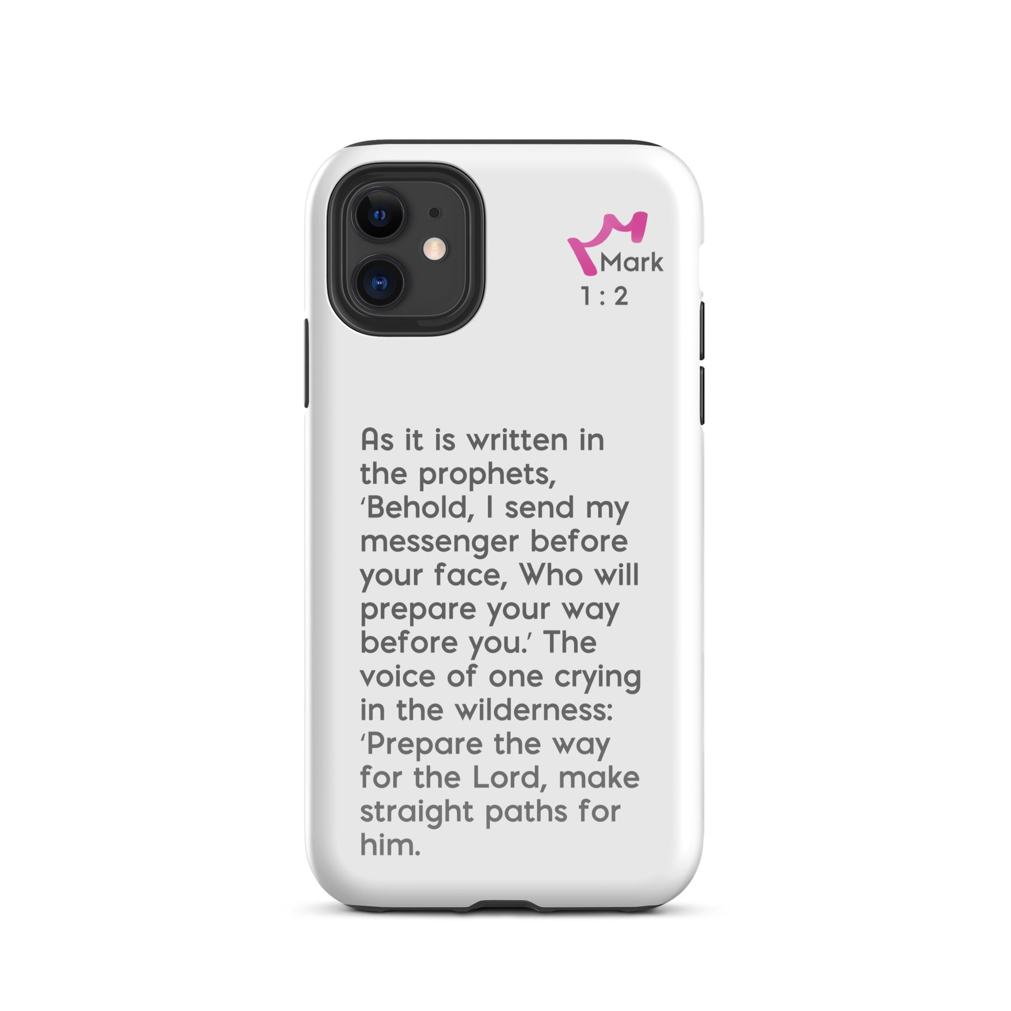 iPhone Case - Mark 1:2-3