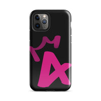 iPhone Case Black - Letter A