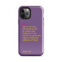 iPhone Case - John 1:12