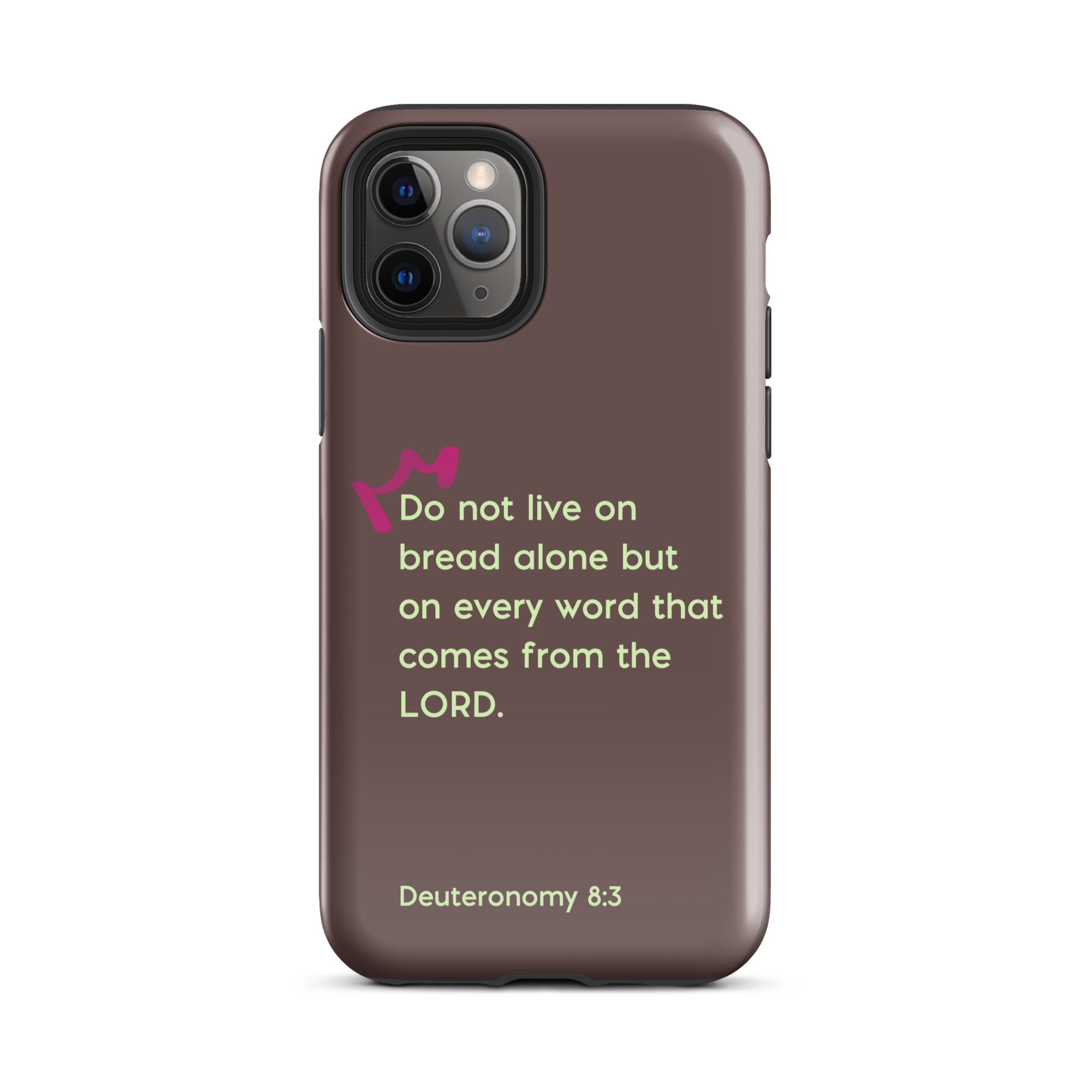 iPhone Case - Deuteronomy 8:3