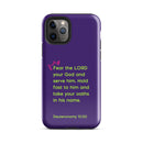 iPhone Case - Deuteronomy 10:20