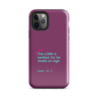 iPhone Case - Isaiah 33:5