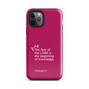 iPhone Case - Proverbs 1:7