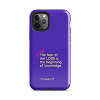 iPhone Case - Proverbs 1:7