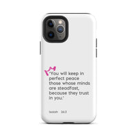 iPhone Case - Isaiah 26:3