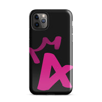 iPhone Case Black - Letter A