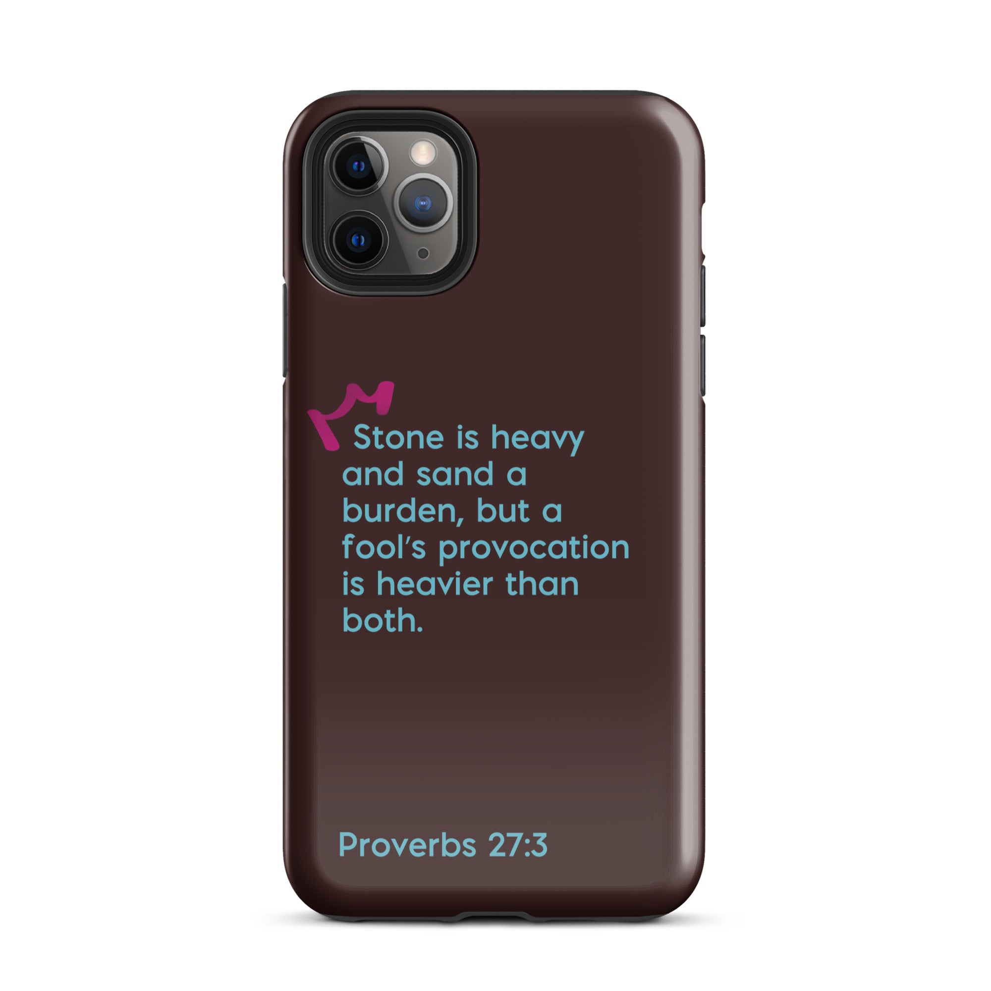 iPhone Case - Proverbs 27:3