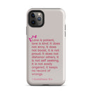 iPhone Case - 1 Corinthians 13:4