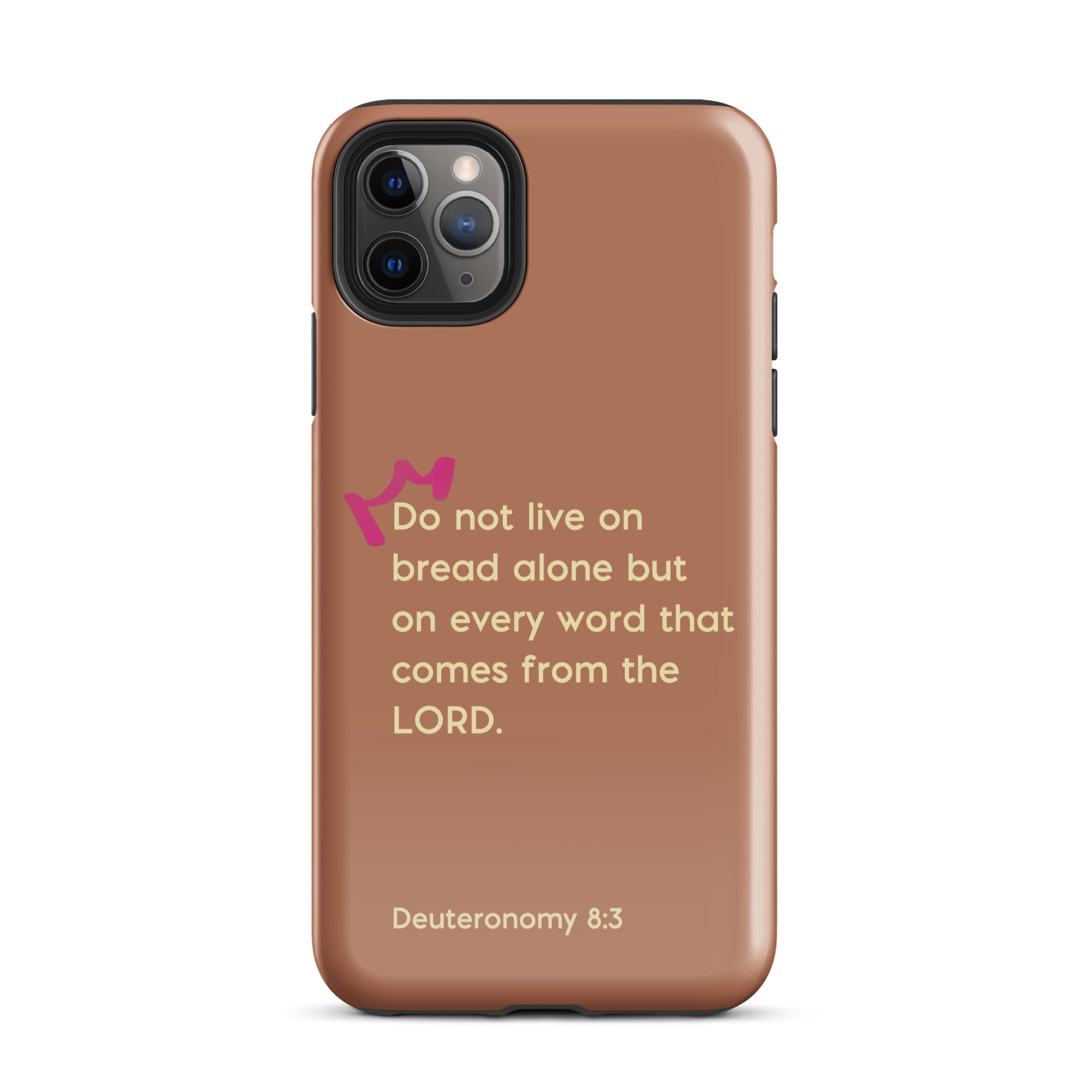 iPhone Case - Deuteronomy 8:3