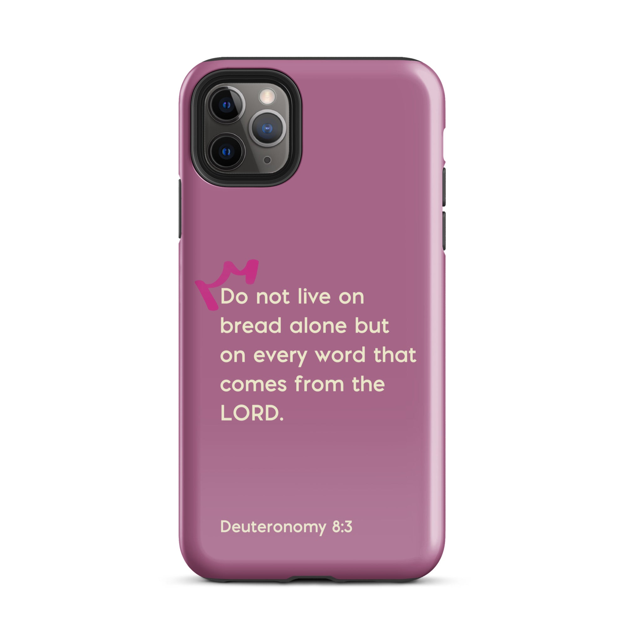 iPhone Case - Deuteronomy 8:3